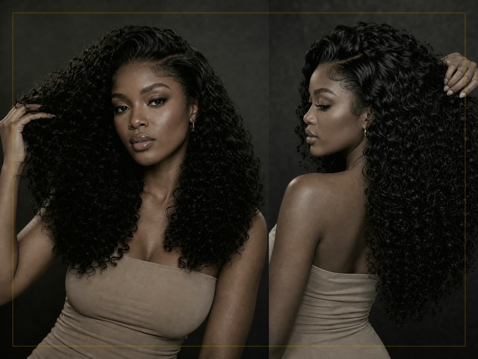 Editorial Vocluxe single donor hair collection