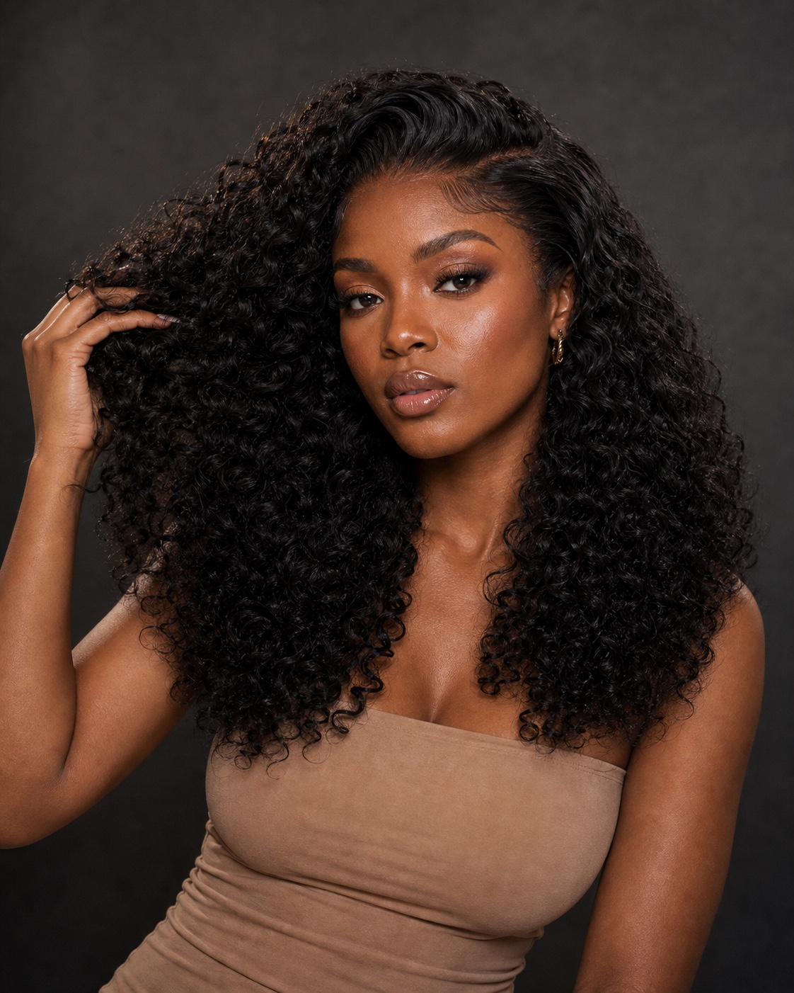 The Royal Curl luxury wig